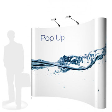 Curved POP-UP Display for Presentation @31000/- Including Design, Print, Delivery